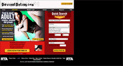 Desktop Screenshot of deviantdating.com